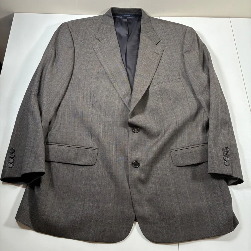 Brooks Brothers Blazer 46R Brown Glen Plaid 100% Wool Sport Coat Canada